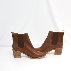 Madewell Brown Leather Booties 6